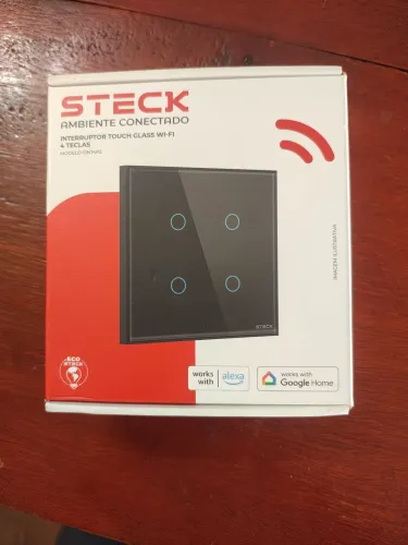 Interruptor Inteligente wi-fi 4 acionadores Steck Alexa