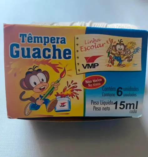 Guache 6 Cores