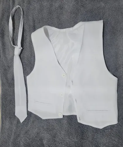 Conjunto social menino colete gravata