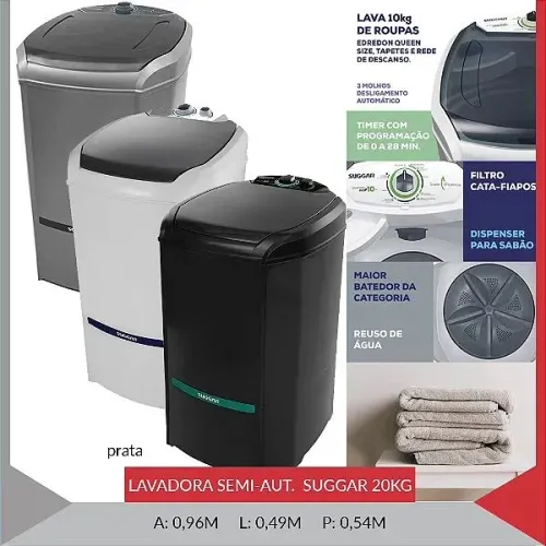 LAVADORA SUGGAR LAVAMAX 20KG