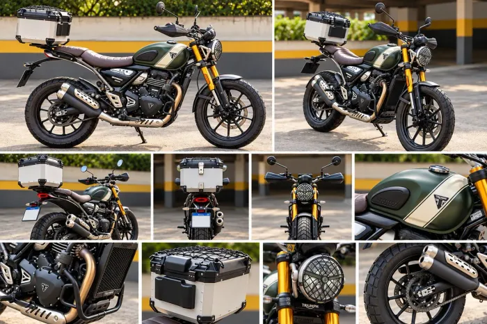 TRIUMPH SCRAMBLER 400 X - 2026 - APENAS 6.000 KM - NA GARANTIA - COM ASSESSÓRIOS 