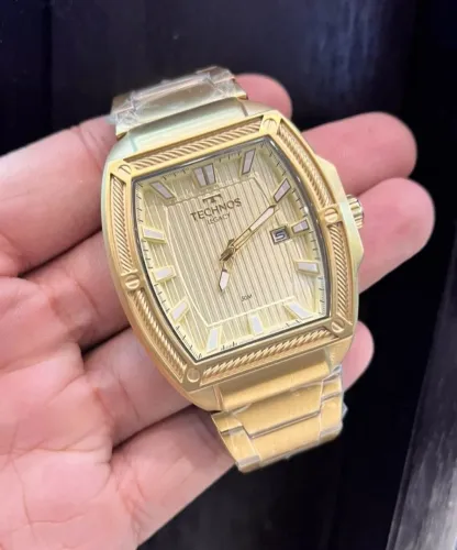 Relógio Masculino Technos Legacy Dourado Robusto