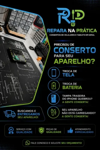 Conserto de celulares e tablets 