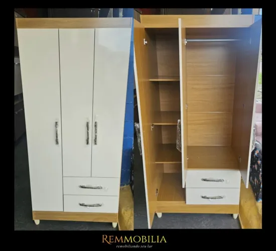 GUARDA ROUPA - NOVO / ENTREGAMOS MONTADO