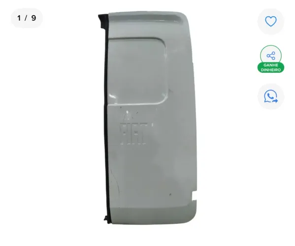 PORTA TRASEIRA DIREITA FIAT FIORINO 2019 2020