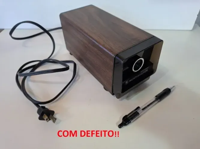 Apontador de lápis elétrico antigo Hunt Boston mod. 17 115V - Leia descrição!!