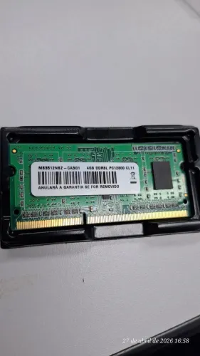 Memória RAM -- 4Gb notebook (()