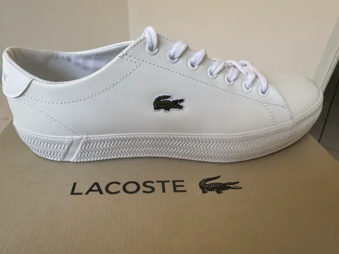 Tênis Lacoste Gripshot Masculino em couro e material sintético (tamanho 40)