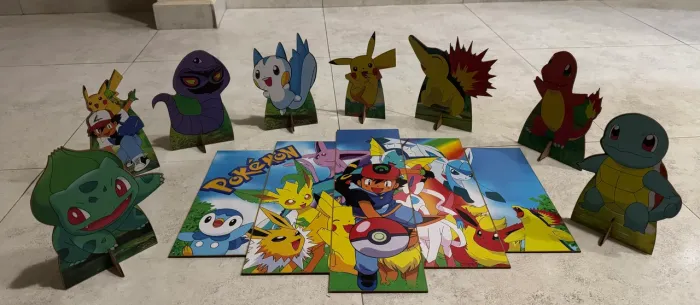 Decoração de festa pokémon