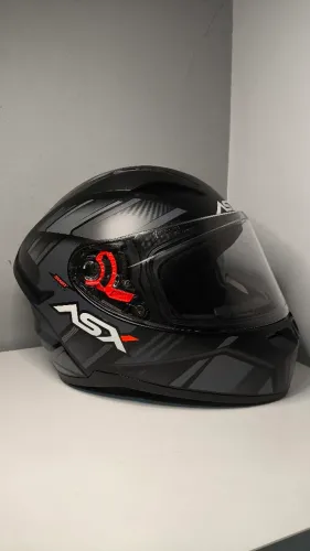 Capacete Asx e manete esportiva