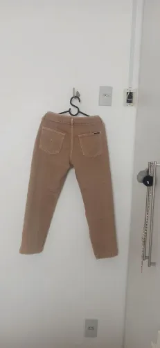 Calça sarja Calvin Klein Tam 40 bege