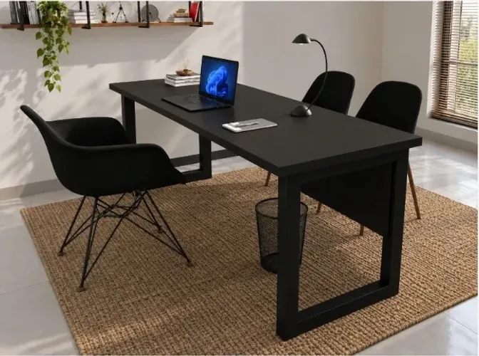 Mesa de Escritório Delluxe Wood: L100cm x P50cm x A74cm