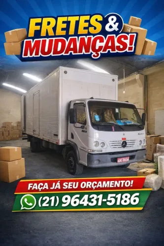 Fretes e mudanças para todo Rio de janeiro e interestadual ligue e comprove orçamento 0800