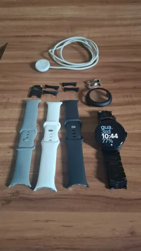 Google Pixel Watch 3 Preto 41mm LTE perfeito, completo + acessórios