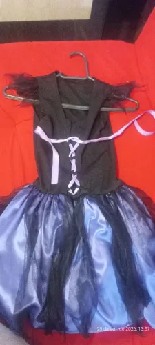 Vestido Bruxa 4 a 5 anos