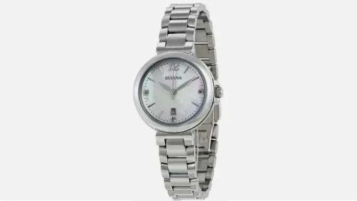Relógio Feminino Luxuoso Bulova Ladies' Diamond Accent Watch 96P149
