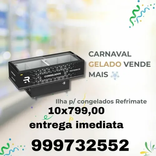 Ilha pra congelados e resfriados pronta entrega