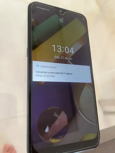 Celular LG K22 cor cinza 