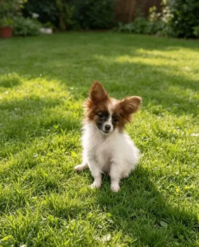 Papillon filhote macho