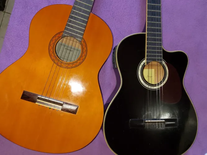 350 CADA VIOLÃO YAMAHA E DI GIORGIO SOMENTE O DI GIORGIO É ELÉTRICO