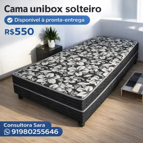 CAMA UNIBOX SOLTEIRO ENTREGAMOS HOJE!!