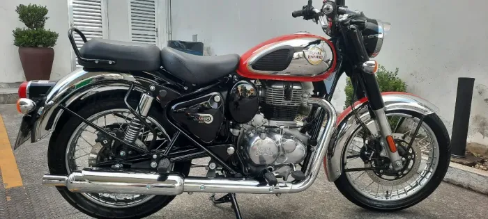 Royal Enfield Classic 350 Chrome Red 2023 Único Dono