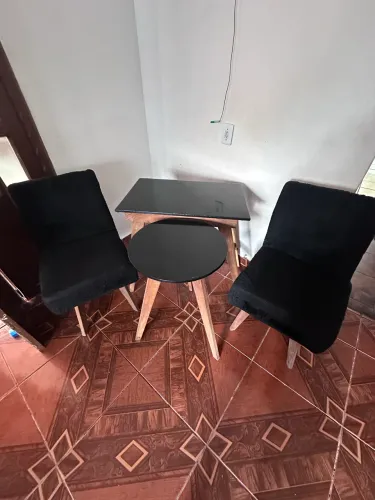 Mesa e Cadeira Decorativa 