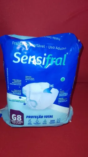 Fralda tamanho G Geriatrica