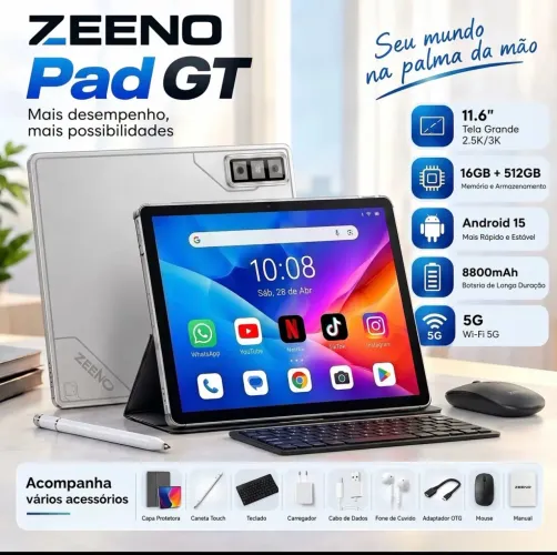 Tablet Zeeno Pad GT 16gb 512gb