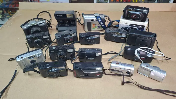 Lote máquinas fotográficas