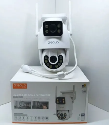Câmera binóculo inteligente a goldcam wifi