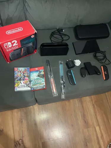 Nintendo switch 2 ,+ 2 jogos