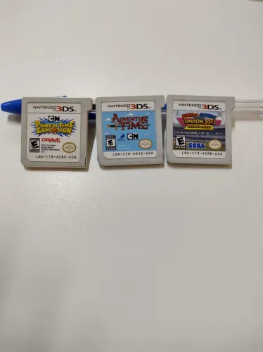 3 jogos de Nintendo 3ds