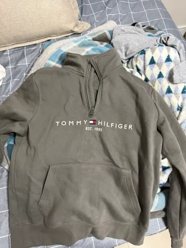 moletom tommy quarter zip