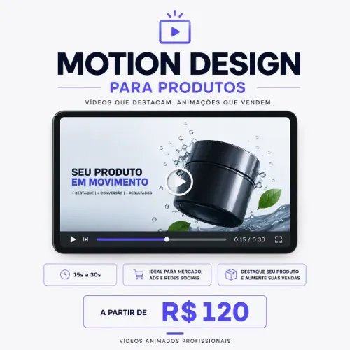 Motion Design para Produtos ? Vídeos que Vendem Mais