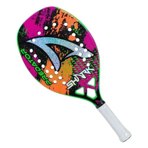 raquete de beach tennis shark predador