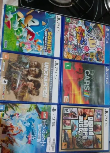 Jogos Playstation 5 e Playstation 4