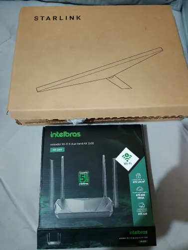 Starlink mini mais roteador com cabo de 20