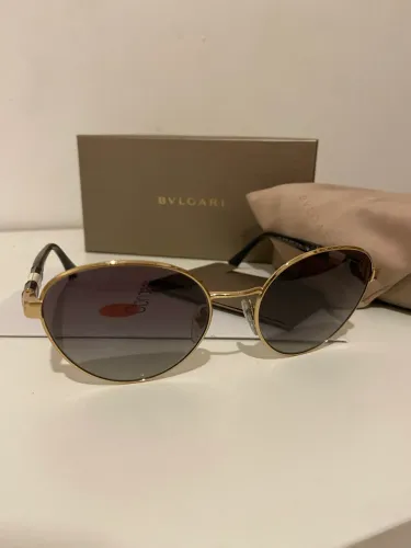 Óculos de Luxo de Sol Bulgari BV6155 20148G 55 Original | Completo Nota Fiscal e Certifica