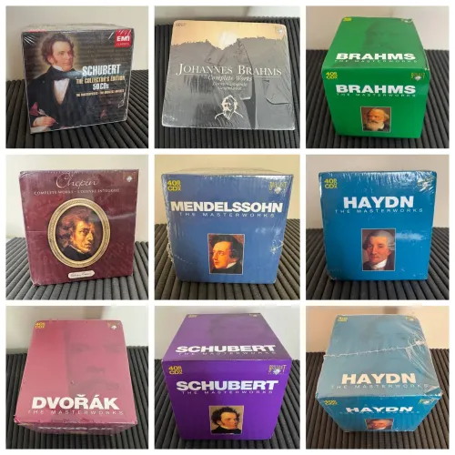 Coleção Rara Música Clássica - 10 Mega Boxes Importados - 570 CDs