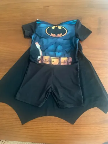 Macacão Batman Infantil com Máscara