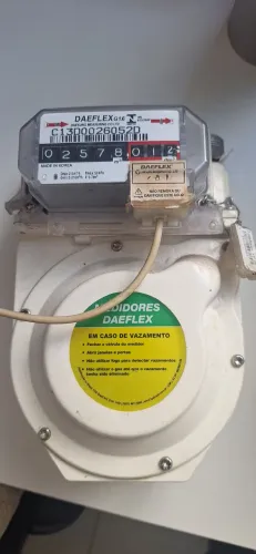 Medidor de gás natural Daeflex