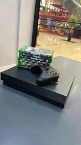 XBOX ONE X SCORPION COM JOGO E GARANTIA - ENTREGO