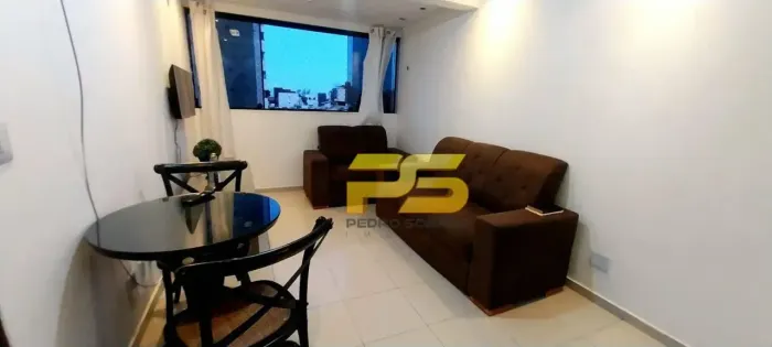 Apartamento com 1 dormitório para alugar, 50 m² por R$ 2.500/mês - Bessa - João Pessoa/PB