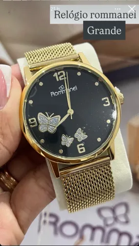 Vendo lindo relógio Rommanel, com garantia 