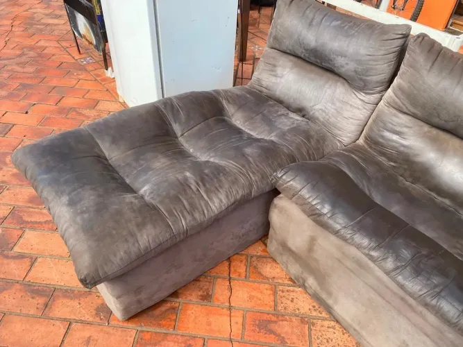 Sofá 2 lugares usado marcas de uso ((ENTREGO GRATIS))
