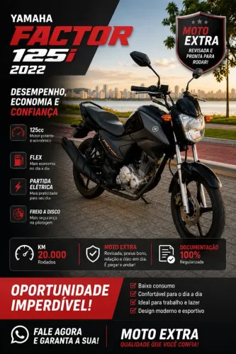 FACTOR 125i 2022 20.000 KM RODADOS 