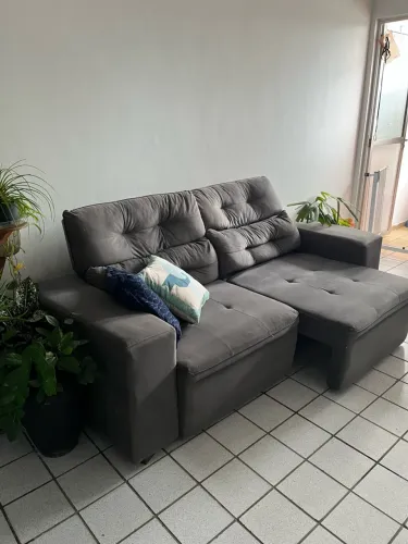 Sofá retrátil 2 lugares