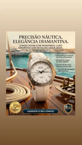RELÓGIO MIDO OCEAN STAR CAPTAIN IV 