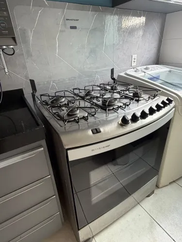 Fogão 6 bocas Brastemp inox